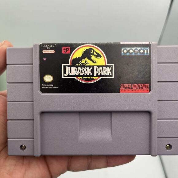 Jurassic Park Super Nintendo Game Working SNES - Picture 6 of 6